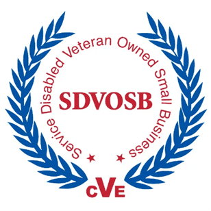 Logo for Disabled Veteran Owned Small Business certification.